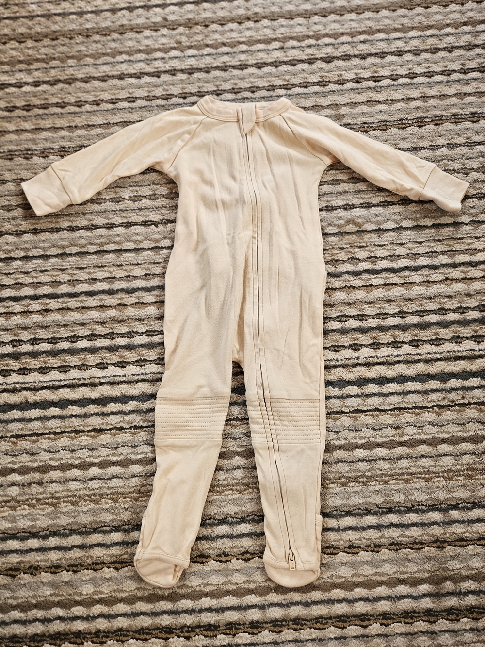 Goumi Zip-Front Footed One-Piece